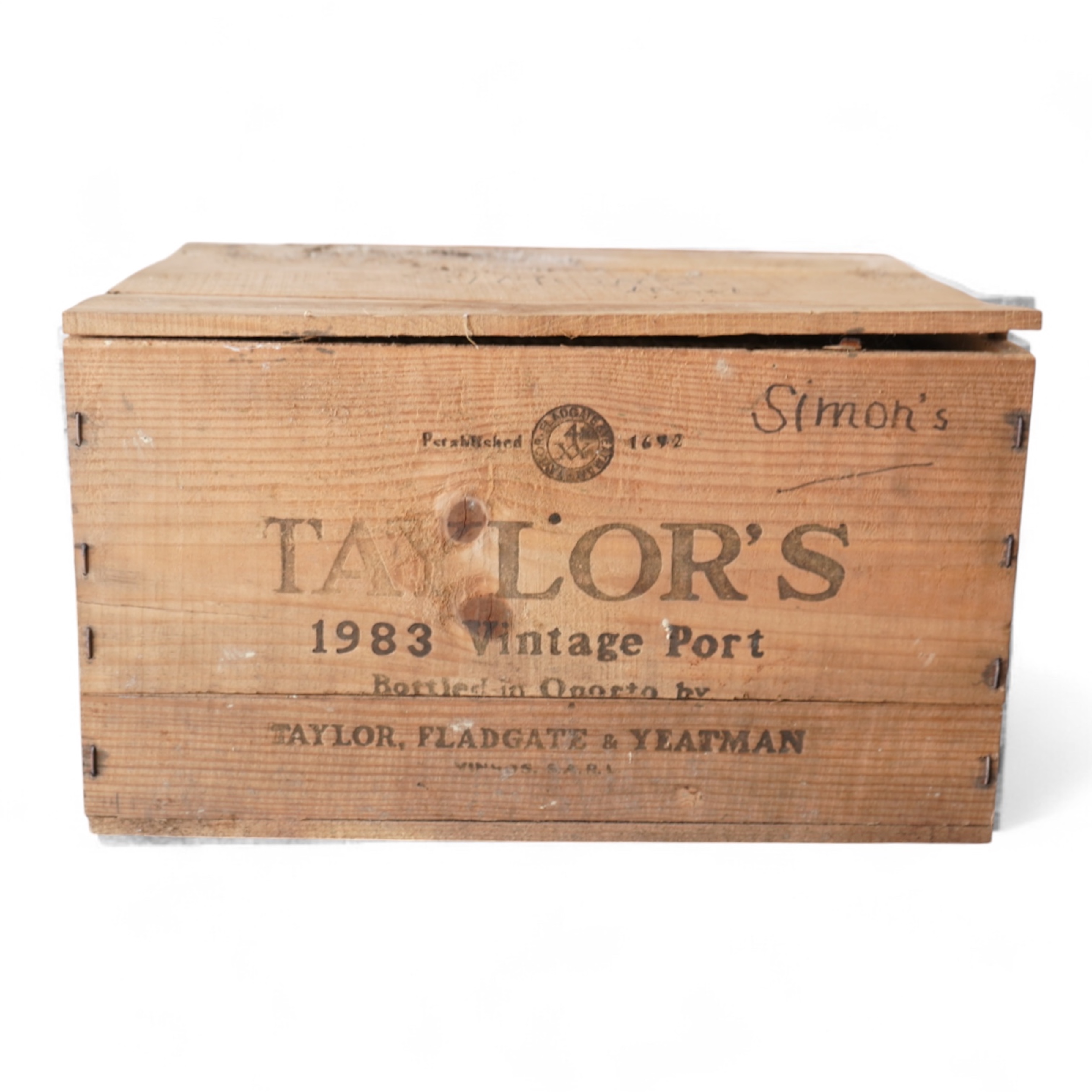 Twelve bottles of 1983 Taylors Vintage Port (O.W.C.)